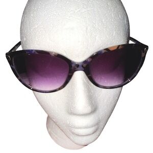 Jones New York Cat Eye Sunglasses Tortoise Y2K Mob Wife Coquette Glam
